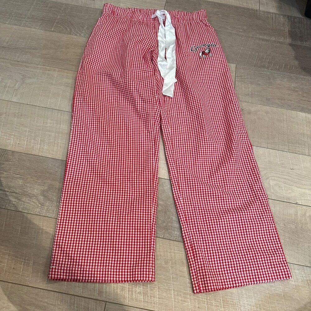 CONCEPTS SPORTS WOMENS MEDIUM RED GEORGIA BULLDOG GO DAWGS PAJAMA PANTS